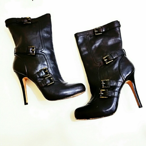Coach Marsha Stiletto Boots Sz 6 - Picture 1 of 11